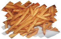 Eine Portion Pommes